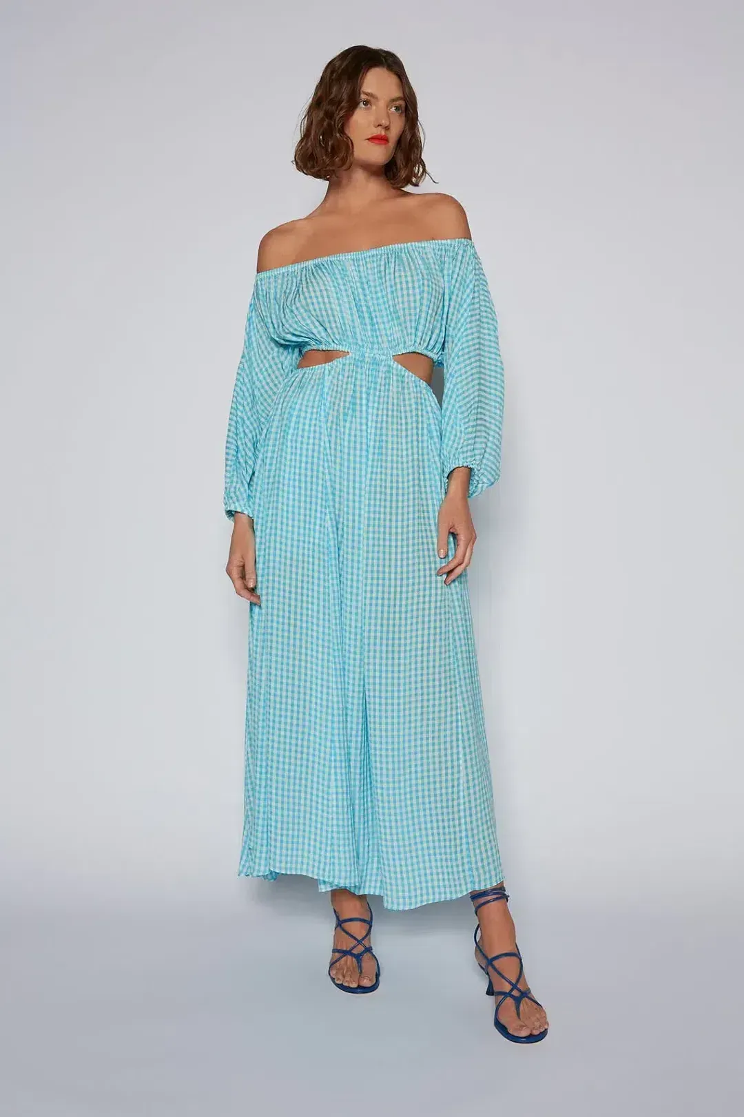 Scanlan Theodore cut out gingham dress 10 for rent on The Volte - main image
