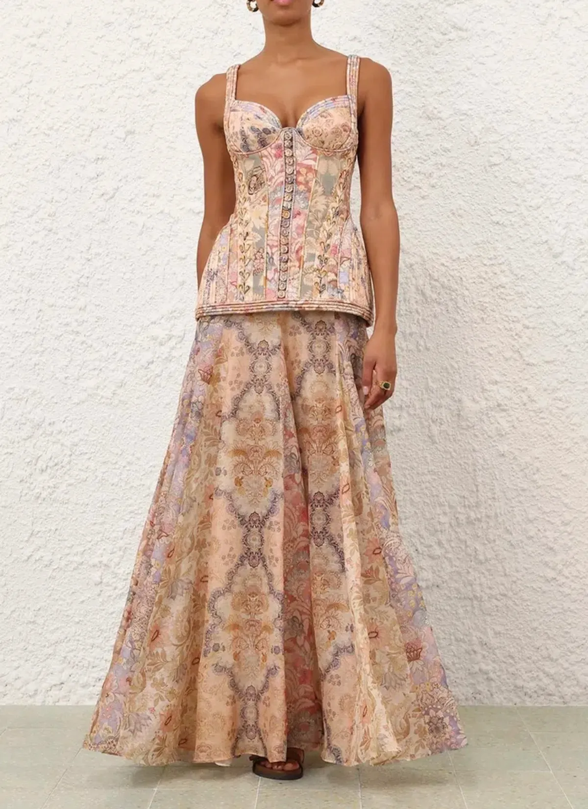 Zimmermann Rebellion Corded Maxi Dress Size 0/ AUS 8 - Image 3