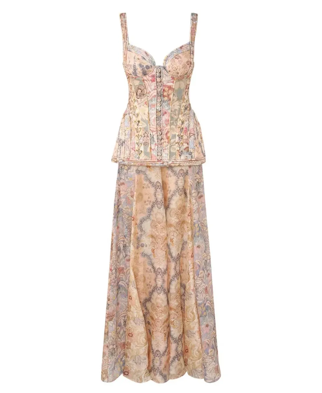 Zimmermann Rebellion Corded Maxi Dress Size 0/ AUS 8 for rent on The Volte - main image