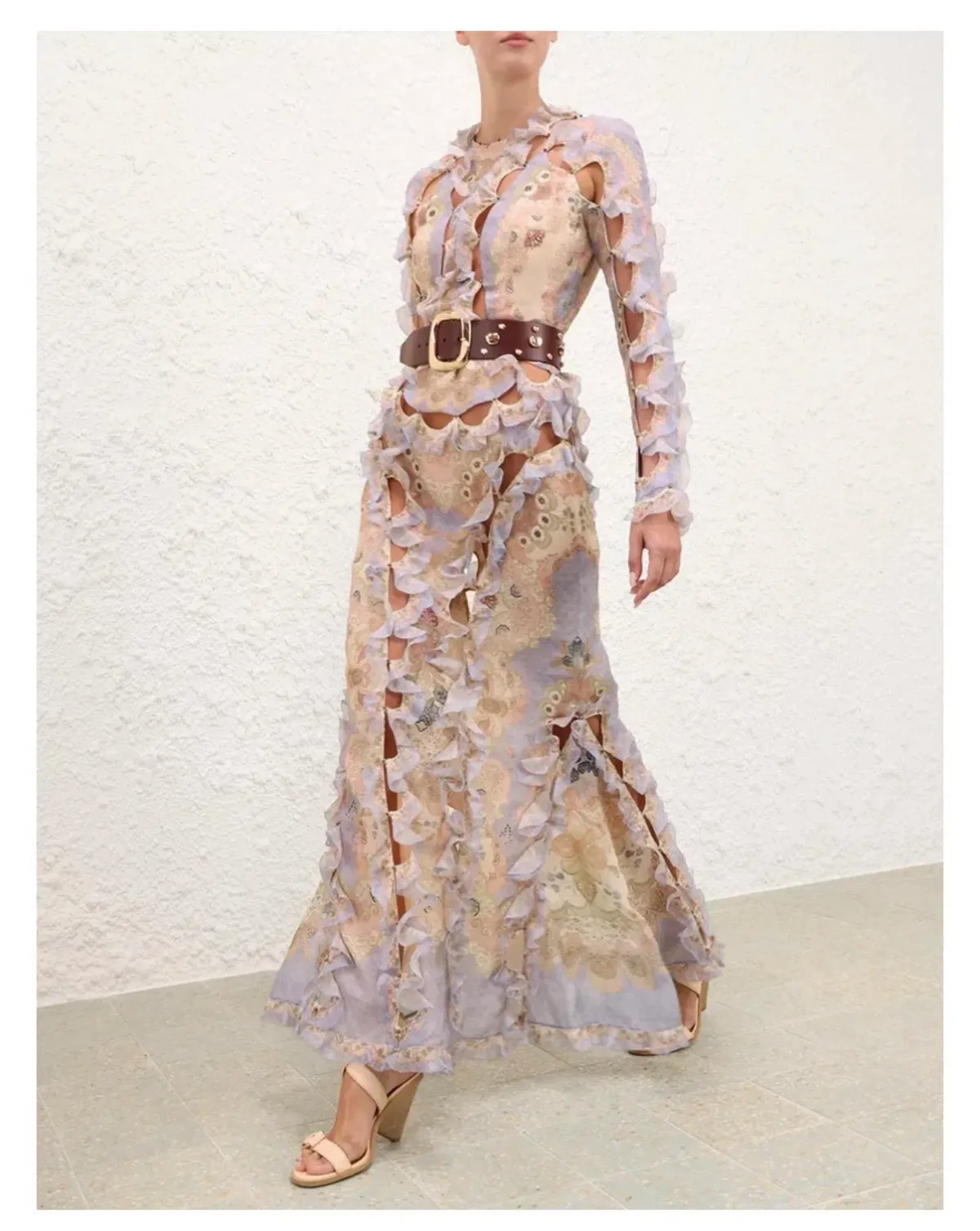 Zimmermann Rebellion Scallop Maxi Dress Size 0/ AUS 8 - Image 2