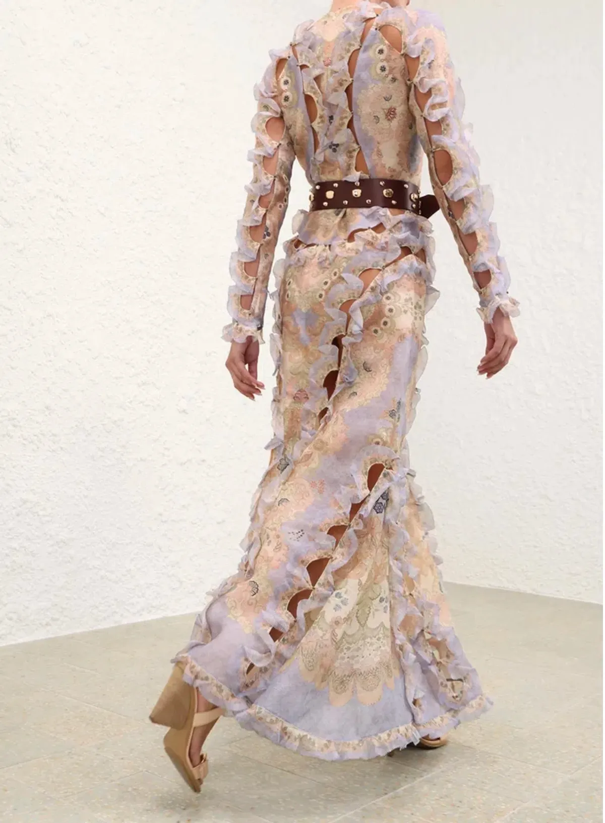 Zimmermann Rebellion Scallop Maxi Dress Size 0/ AUS 8 - Image 3