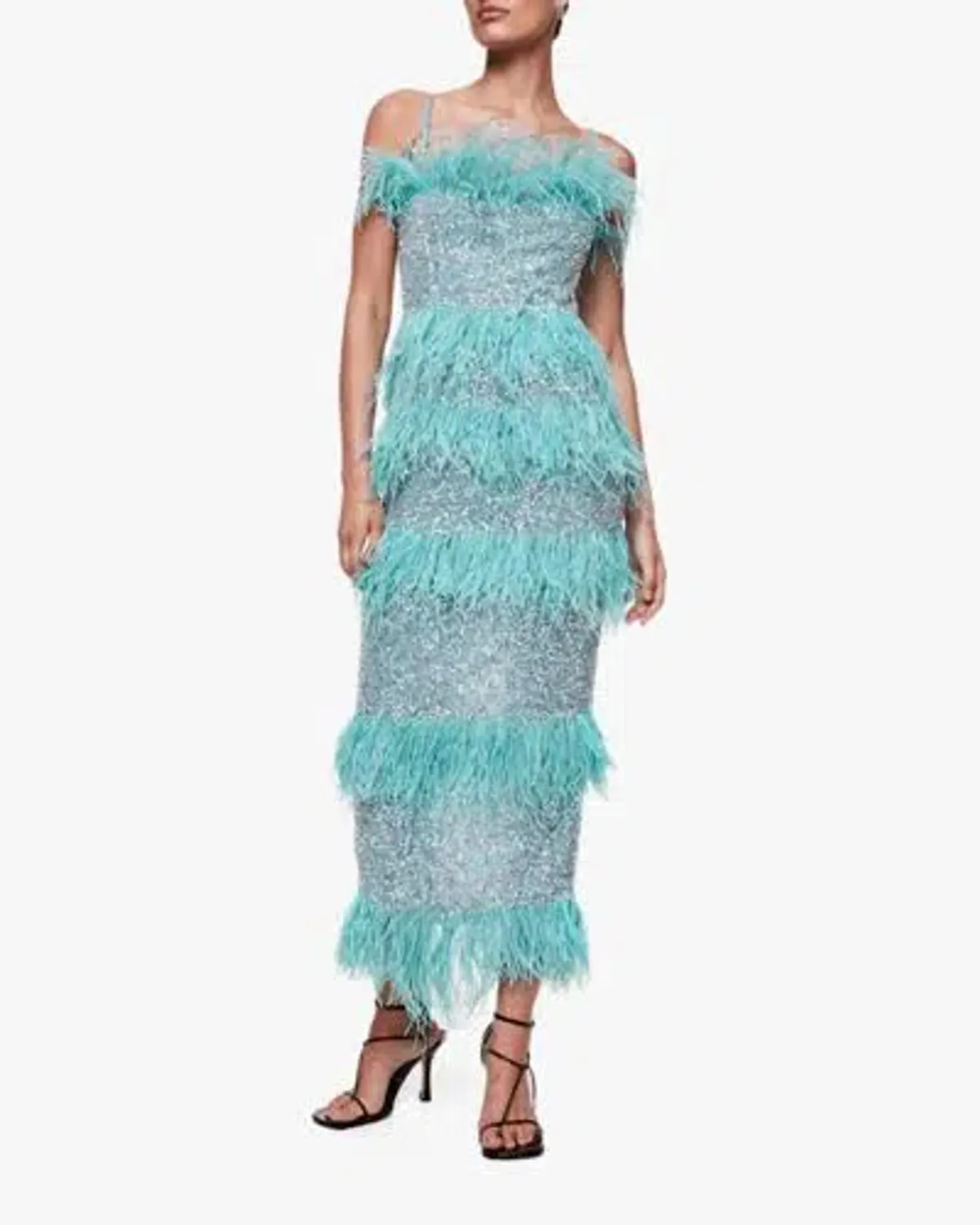 Rachel Gilbert Frenchy Dress Aqua 1/AU8 - Image 2