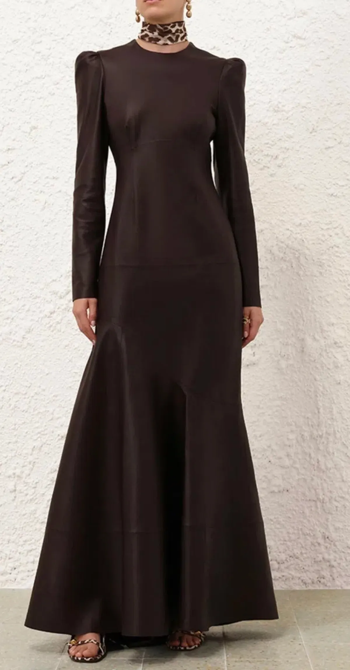 Zimmermann Illustration Leather Dress Size 0/AUS 8 - Image 2