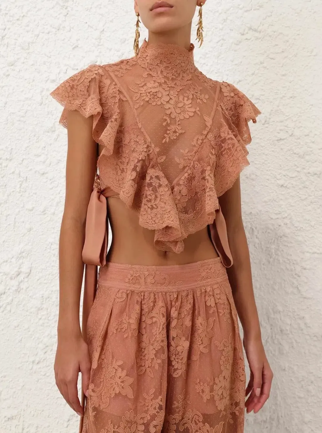 Zimmermann Luna Body Lace Size 1/ AUS 10 for rent on The Volte - main image