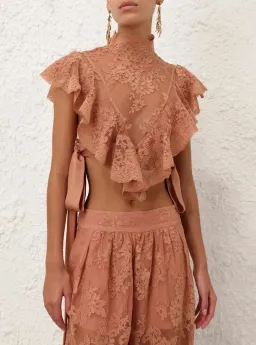 Zimmermann Luna Body Lace Size 1/ AUS 10 for rent on The Volte - image 1