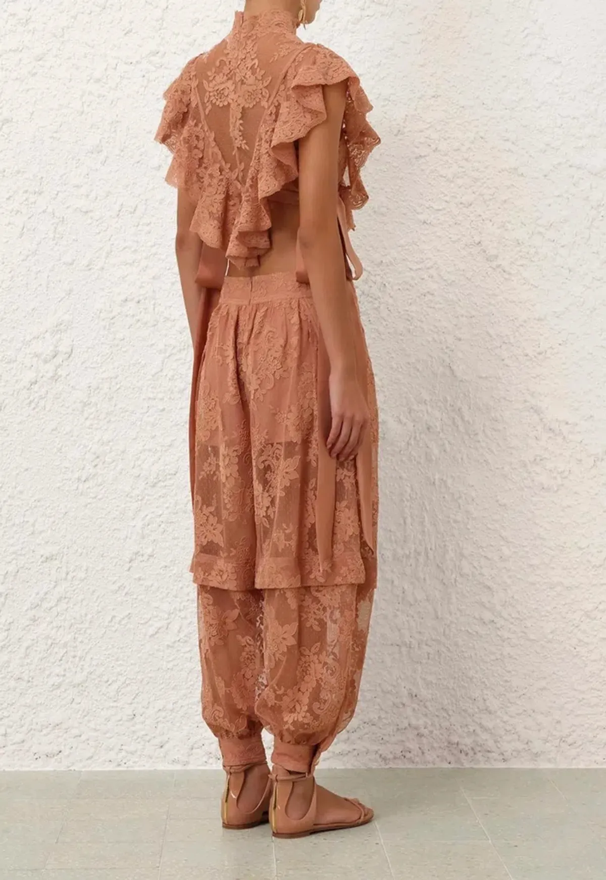 Zimmermann Luna Lace Harem Pants Size 1/ AUS 10 - Image 2