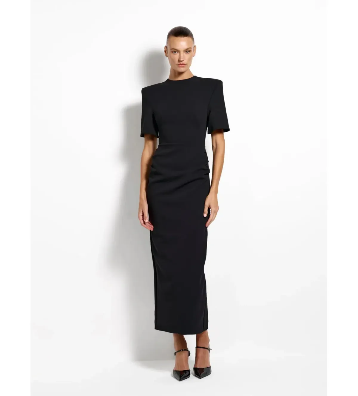 Effie Kats Evie Midi Dress Black Size 10 for rent on The Volte - main image