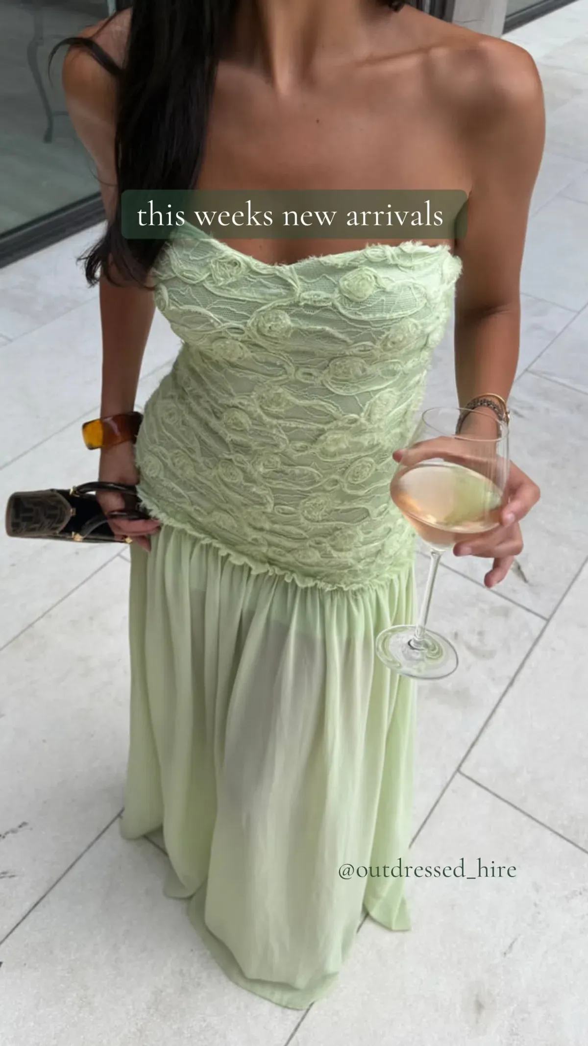 Jefre Sei Renata gown - Mint S - Image 1
