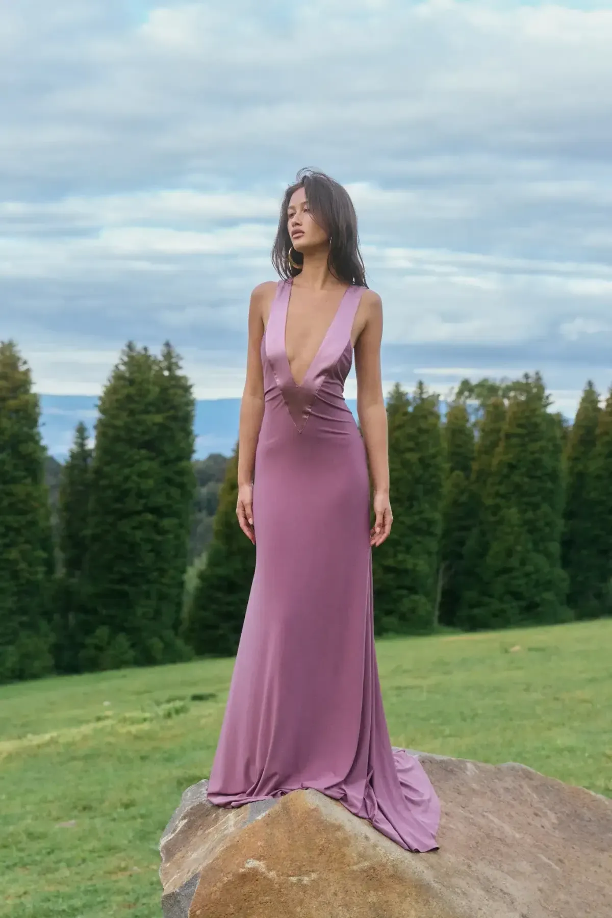 Ance Gria Rosa Gown Mauve - Image 5
