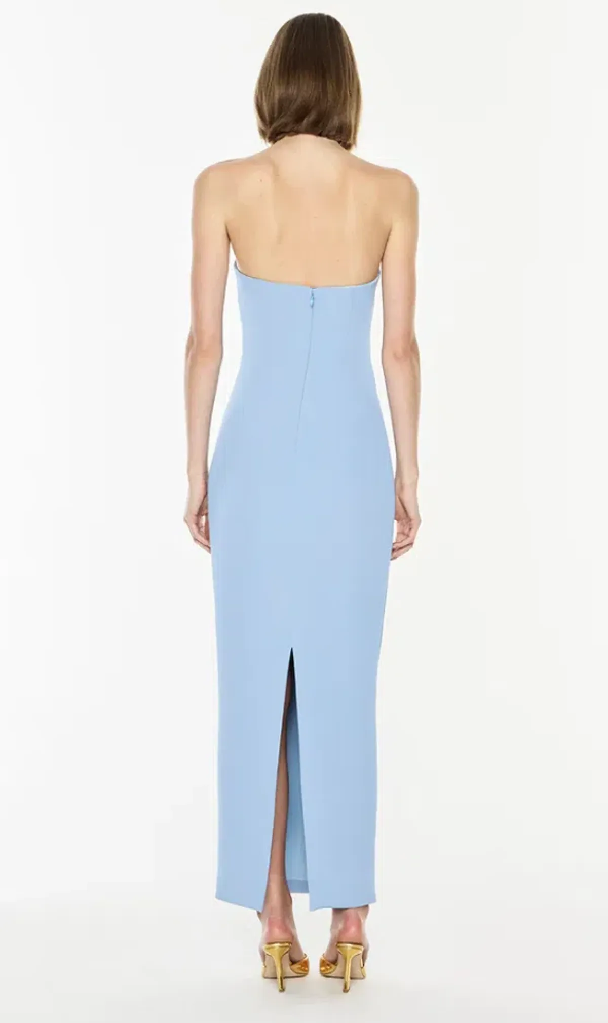 Manning Cartell Future Horizons Strapless Dress Sky Blue Size 6 - Image 2