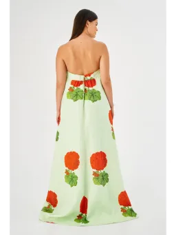 OROTON Posie Geranium Print Gown Size 14 AU for rent on The Volte - image 5