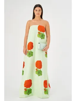 OROTON Posie Geranium Print Gown Size 14 AU for rent on The Volte - image 4