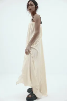 HARRIS TAPPER Bogart Dress Vanilla Silk 8 AU for rent on The Volte - image 12