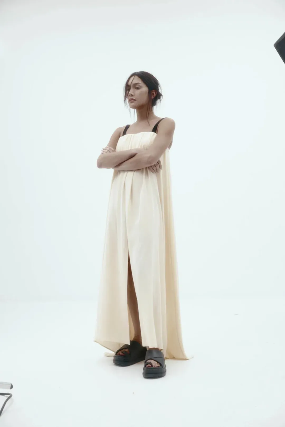 HARRIS TAPPER Bogart Dress Vanilla Silk 8 AU for rent on The Volte - main image