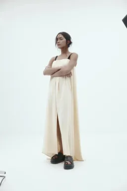 HARRIS TAPPER Bogart Dress Vanilla Silk 8 AU for rent on The Volte - image 13