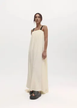 HARRIS TAPPER Bogart Dress Vanilla Silk 8 AU for rent on The Volte - image 11