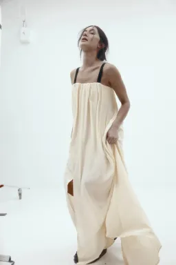 HARRIS TAPPER Bogart Dress Vanilla Silk 8 AU for rent on The Volte - image 7
