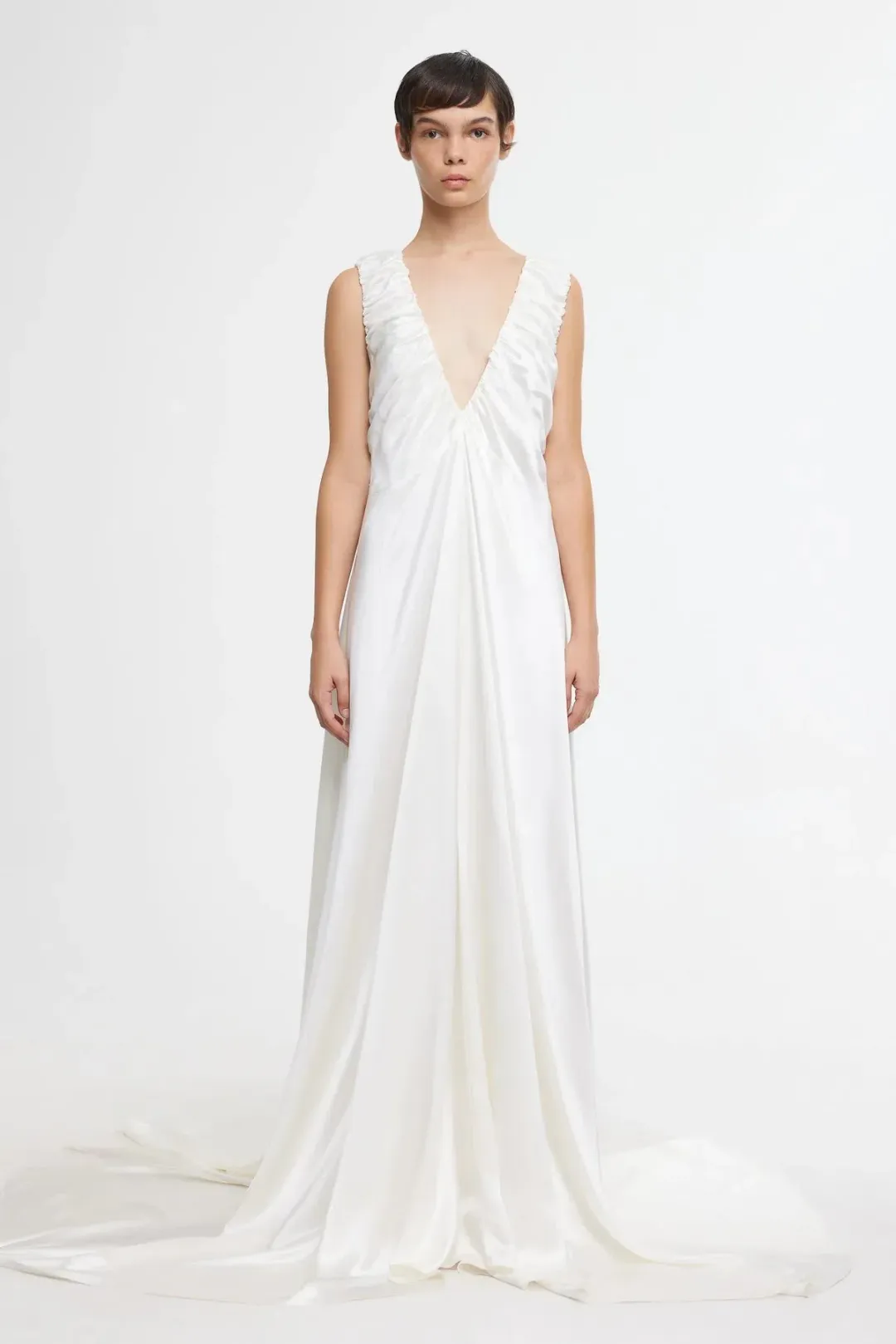 ACLER Patterson Gown Ivory 8 AU for rent on The Volte - main image
