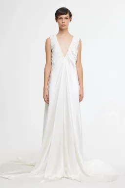 ACLER Patterson Gown Ivory 8 AU for rent on The Volte - image 6