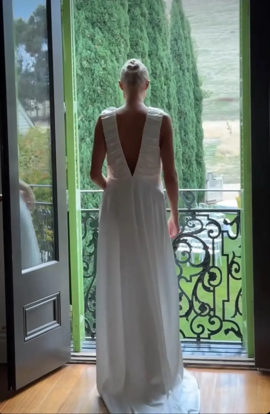 ACLER Patterson Gown Ivory 8 AU for rent on The Volte - main image