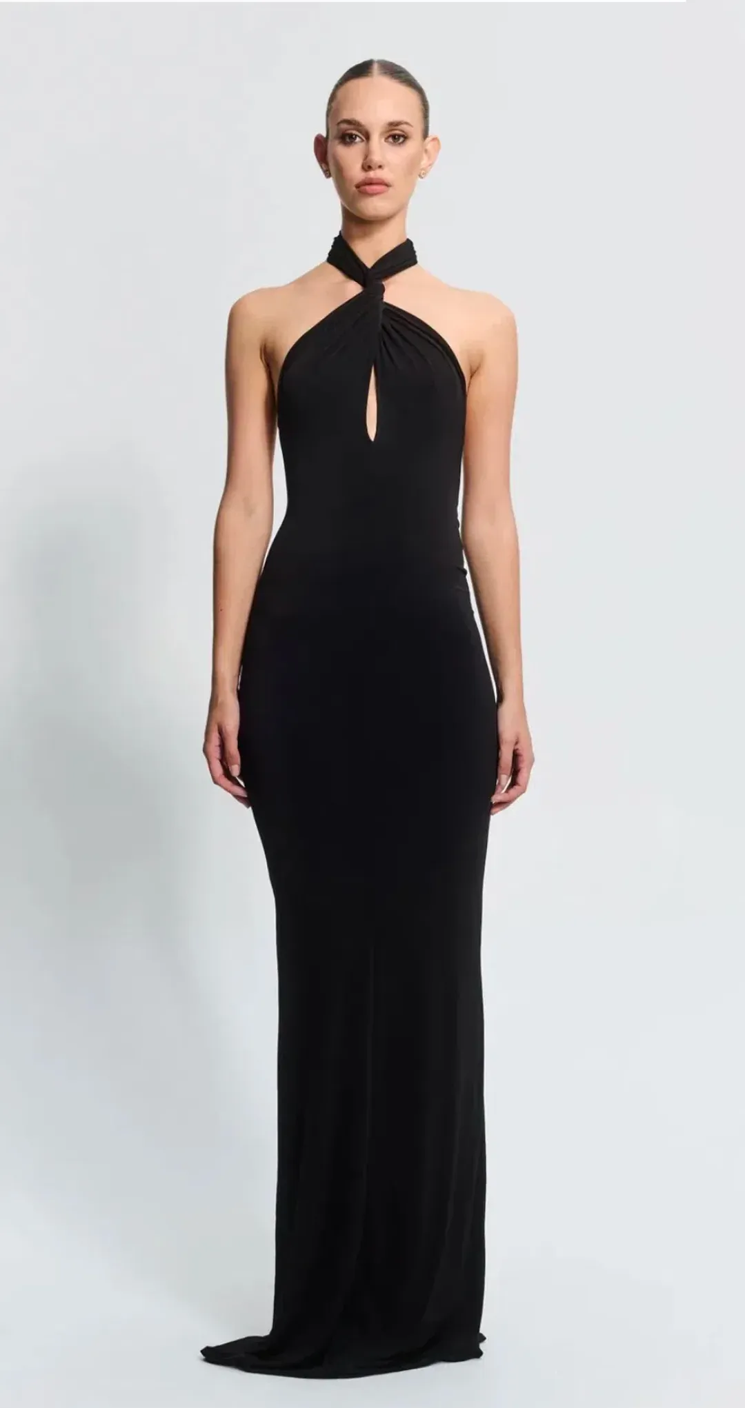 EFFIE KATS IDELLA GOWN | BLACK for rent on The Volte - main image