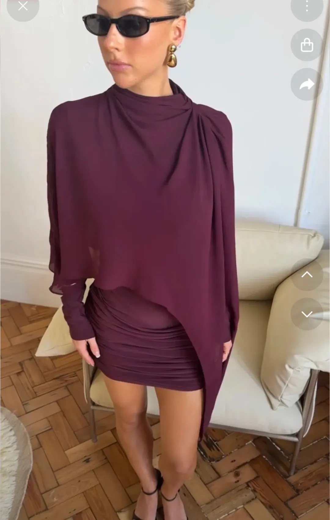Benni Silas mini dress for rent on The Volte - main image