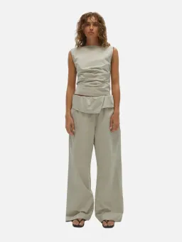 One of Others Bowie Top Mist Size 8 Blue for rent on The Volte - image 1