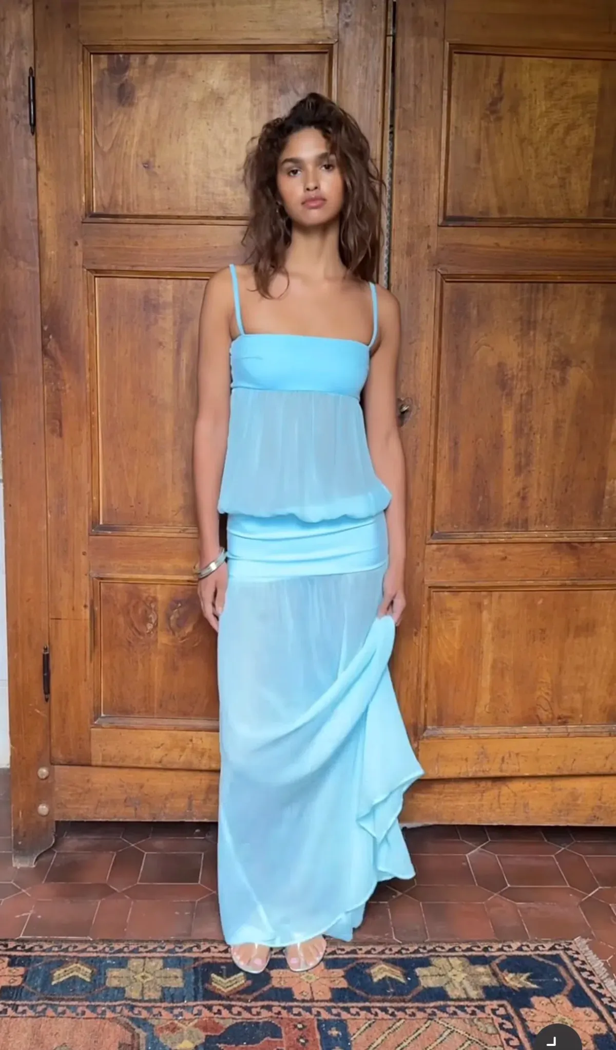 Ance gria Romeo maxi dress for rent on The Volte - main image
