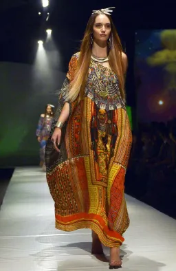 Camilla Round Neck Kaftan for rent on The Volte - image 2