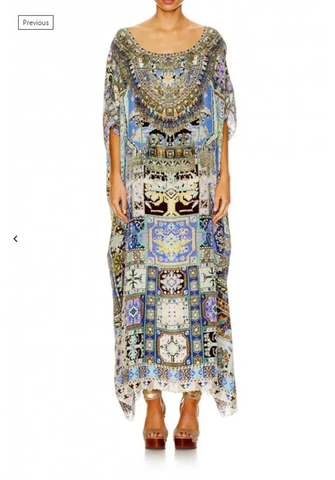 Camilla Weave of Humanity Round Neck Kaftan for rent on The Volte - main image