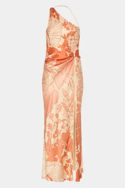 Sir The Label Como Asymmetric Midi Dress Size 3/12-14 for rent on The Volte - image 1