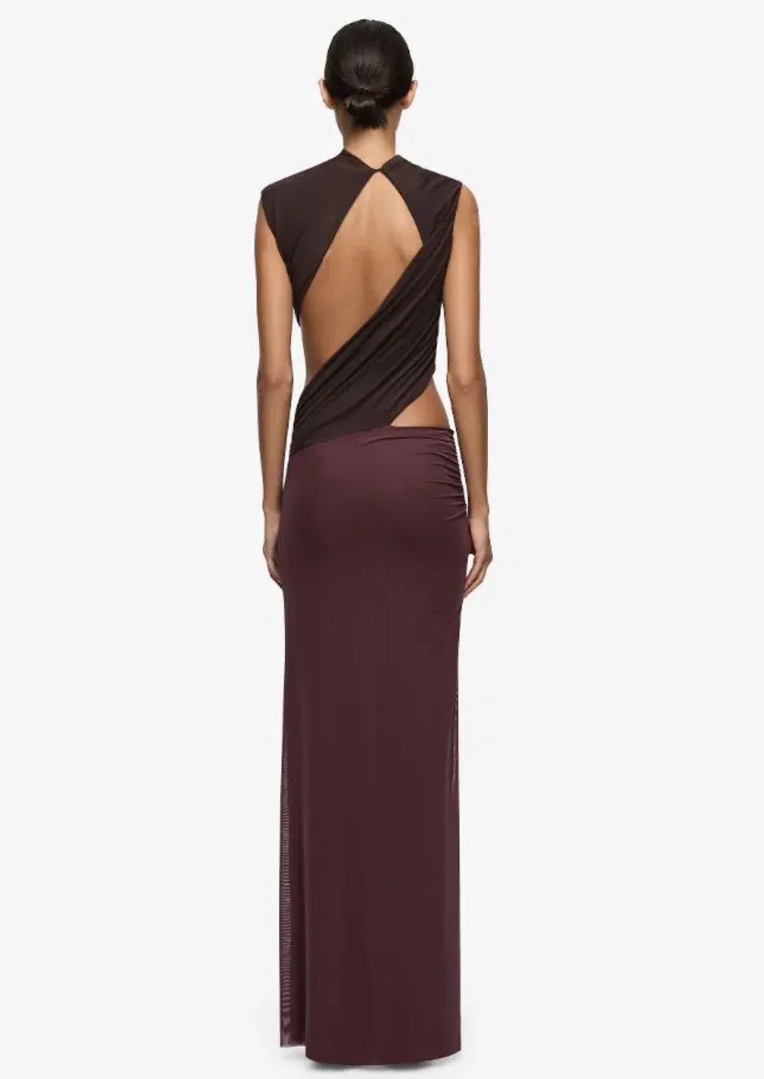 Bec and Bridge Conni Maxi in Dark Chocolate Size 6 for rent on The Volte - main image