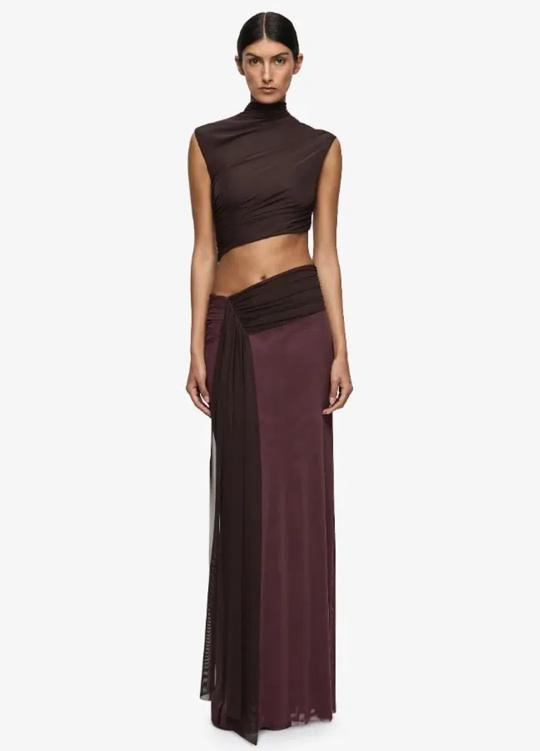 Bec and Bridge Conni Maxi in Dark Chocolate Size 8 for rent on The Volte - main image