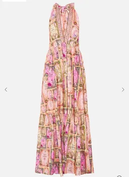 Camilla Ruffle Hem Halter Dress Totally Ozmopolitan Pink Size 18 for rent on The Volte - image 6
