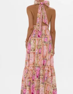Camilla Ruffle Hem Halter Dress Totally Ozmopolitan Pink Size 18 for rent on The Volte - image 4