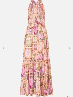 Camilla Ruffle Hem Halter Dress Totally Ozmopolitan Pink Size 18 for rent on The Volte - image 5