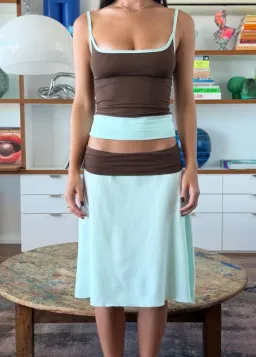 Blanch Wear Lucy Midi skirt & top - Horizon size 6 for rent on The Volte - image 3