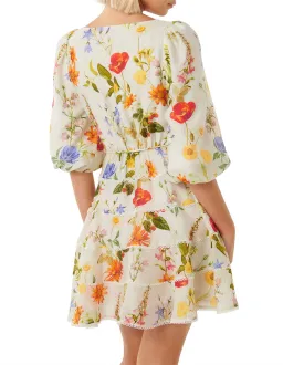 Esmie Tiered Floral Skater Dress for rent on The Volte - image 5