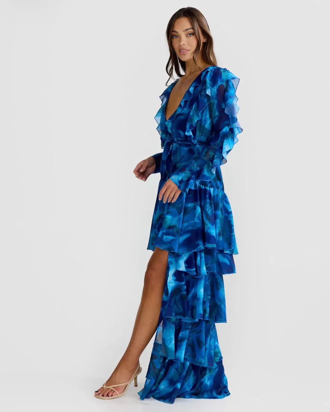 Derma Department Solana Dress Blue Size 18 for rent on The Volte - main image