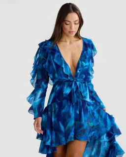 Derma Department Solana Dress Blue Size 18 for rent on The Volte - image 6