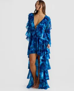 Derma Department Solana Dress Blue Size 18 for rent on The Volte - image 3