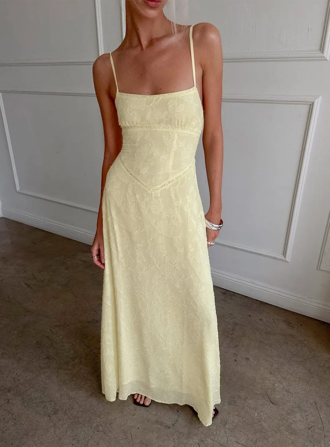 Princess Polly South of France Maxi Dress for rent on The Volte - main image