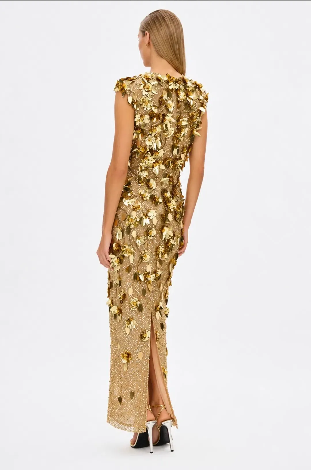 Rachel Gilbert Hugo Gown Gold 3/AU12 for rent on The Volte - main image