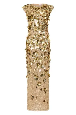 Rachel Gilbert Hugo Gown Gold 3/AU12 for rent on The Volte - image 5