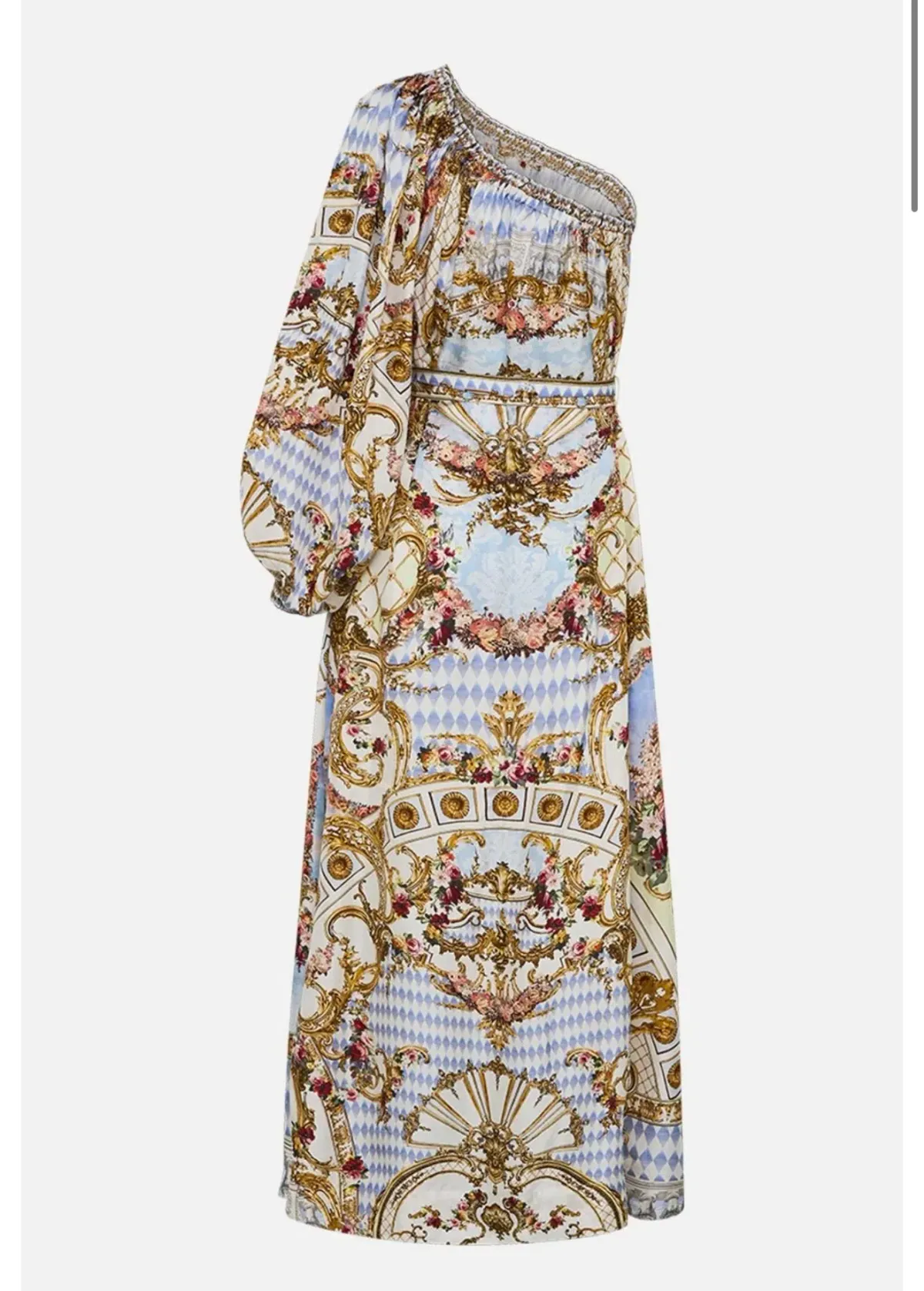 One Shoulder Dress With Blouson Sleeve -Throne Games Size 18 - Image 8