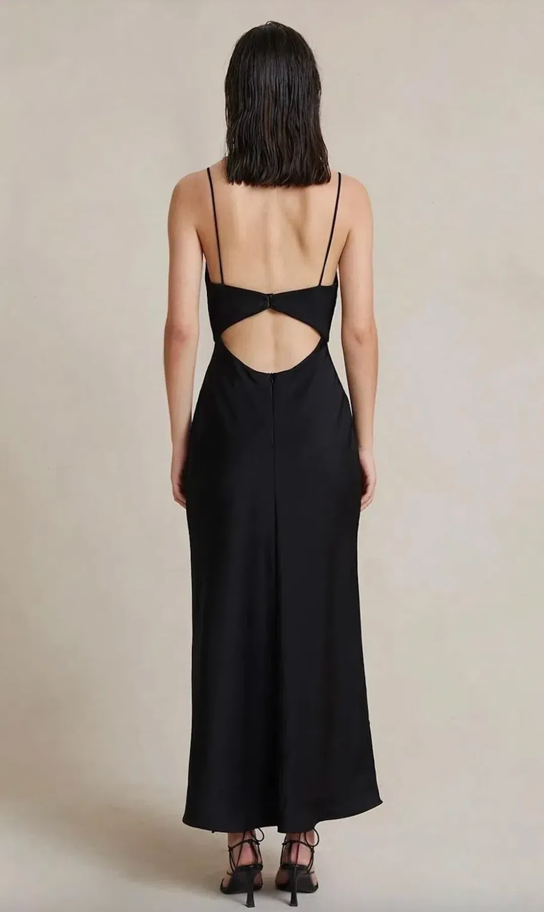 Bec + Bridge Valerie Midi Dress in Black for rent on The Volte - main image