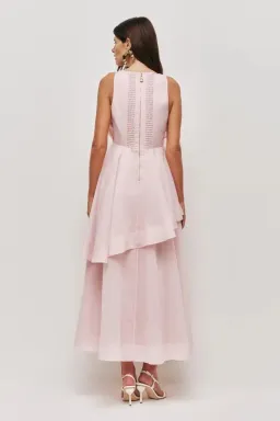 🌸 AJE Selestia Midi Dress - Size 6 AU - Ash Pink - Sleeveless Formal Outfit 🌸 for rent on The Volte - image 3