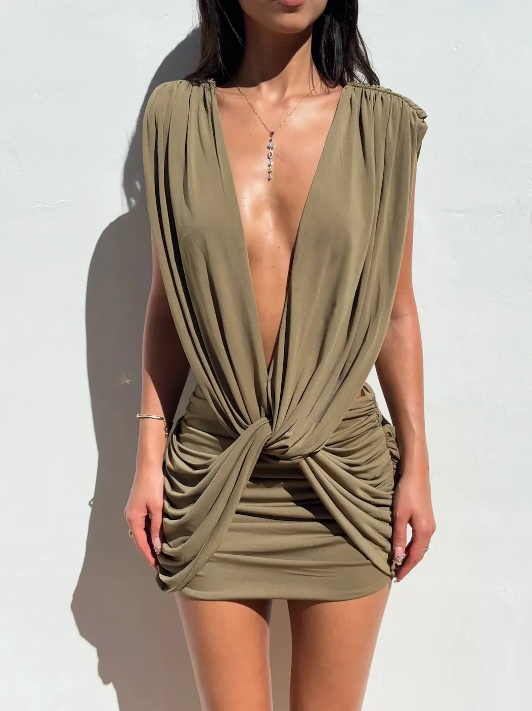 Vivienne Collection - Lilou Olive Green for rent on The Volte - main image