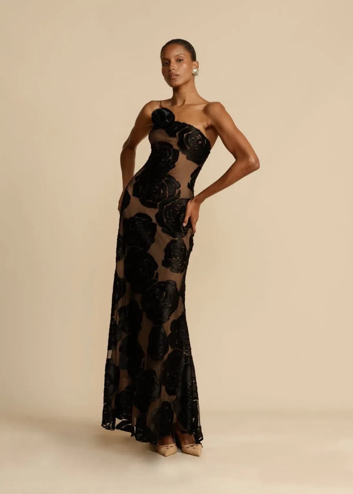 Arcina Ori Marcella Dress Black Size S / AU 8 for rent on The Volte - main image
