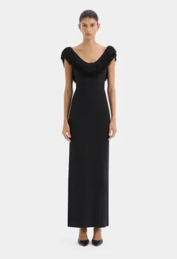MARCELLINE FRINGE GOWN Size 1 for rent on The Volte - image 2